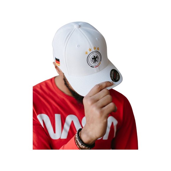 Germany Futbol National Soccer Team Fitted Cap Deutschland Euro Cup Hat L/XL - Picture 3 of 6